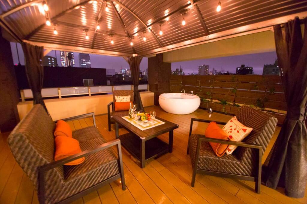 東京都Oshiage Sky View Terrace Penthouseアパートメント エクステリア 写真